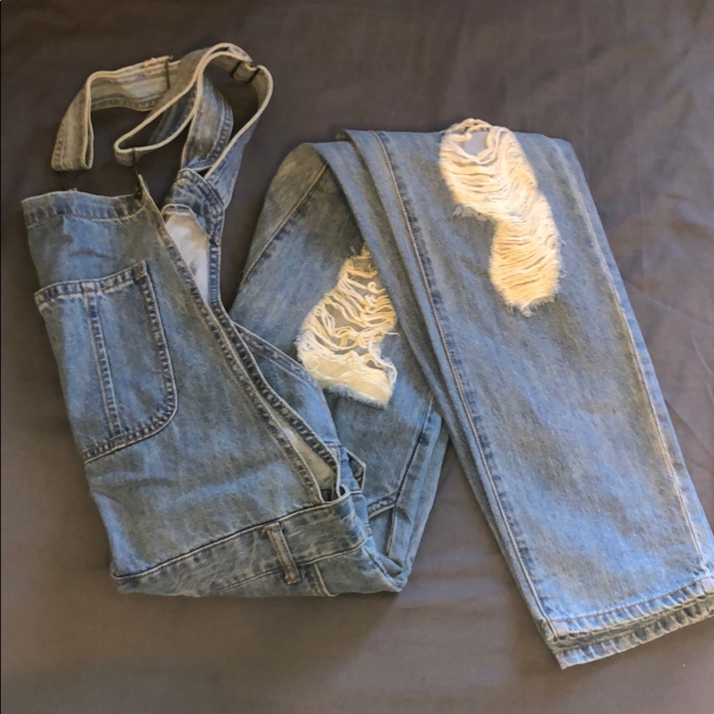 Mens denim overalls